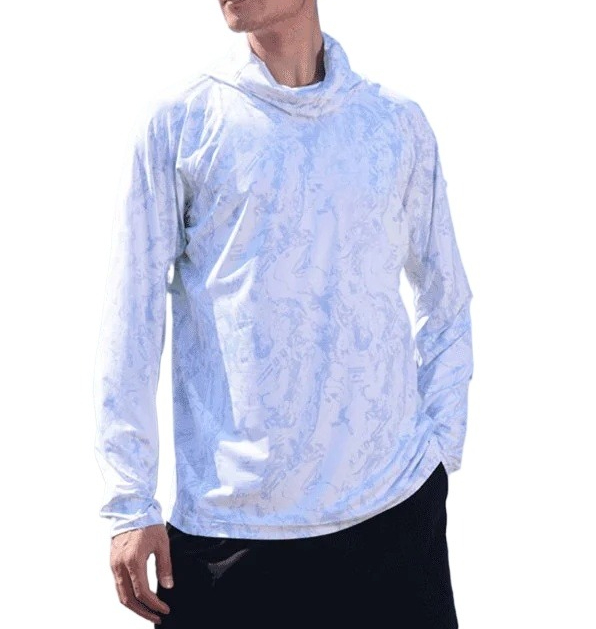 Fishing Shirt Uv Protection - 2026 Tarnmuster Angelhemd Sonnenschutzkleidung Ultradünnes Eisseide