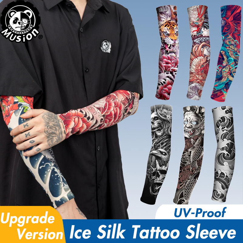 Fishing Socks - Musion Neue Nahtlose Tattoo Ärmel Anti