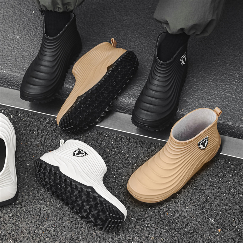Fishing Boots - Männer Regen Schuhe Mode Wasserdichte Rutschfeste