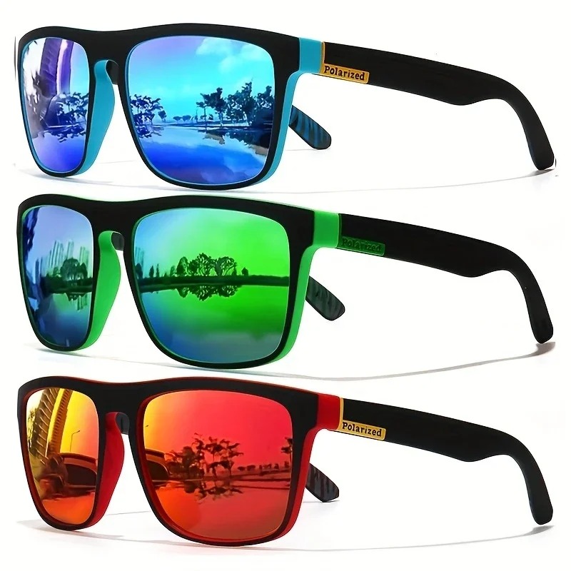 Fishing Sunglasses Polarized - Modische Vintage Quadratische Polarisierte Sonnenbrille für