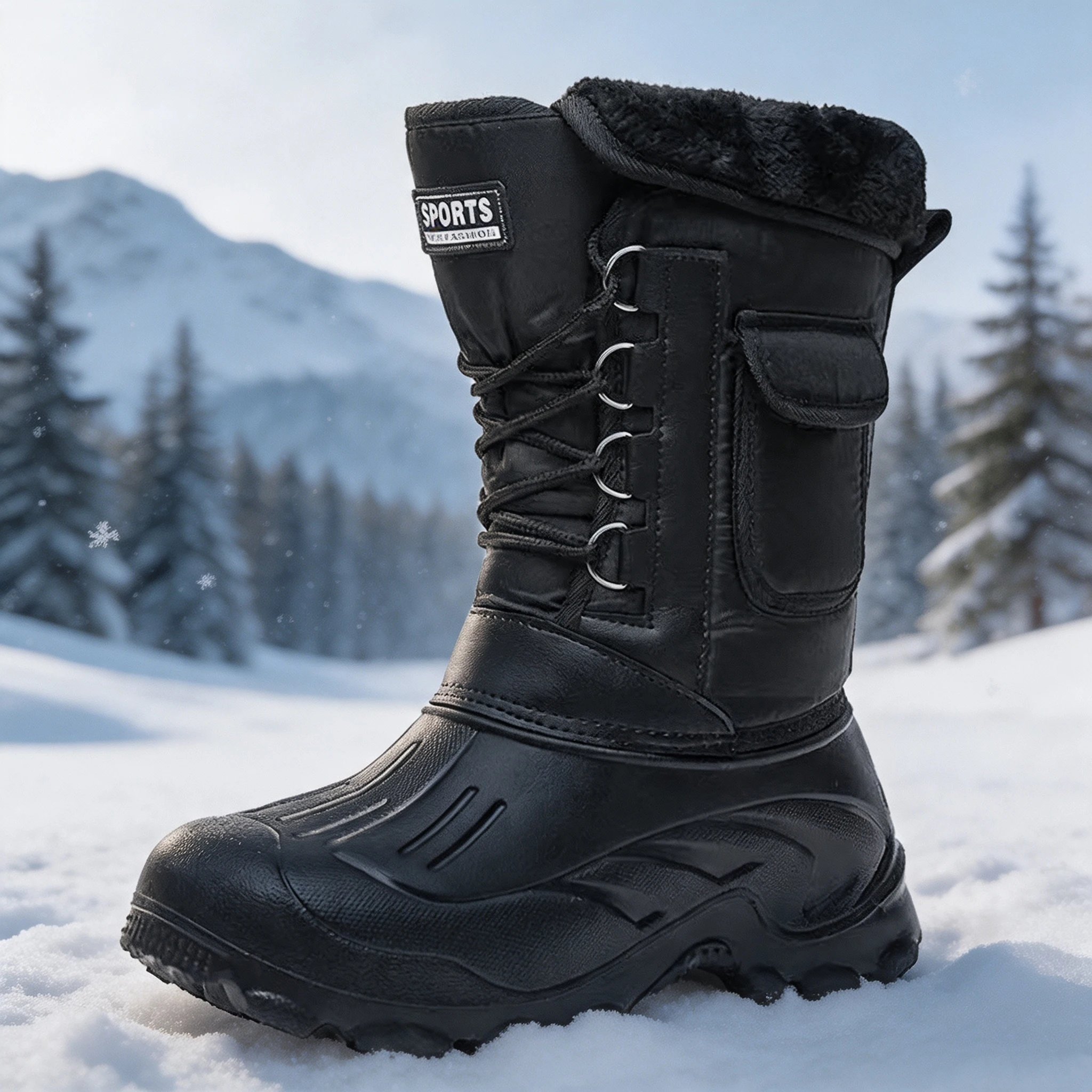 Fishing Boots - Herren Winter-Schneestiefel Outdoor-Angelschuhe Schneewanderschuhe 2026 Neue