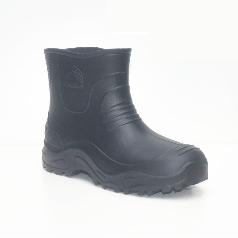 Fishing Boots - EVA Regen Stiefel Männer Schwarz Licht