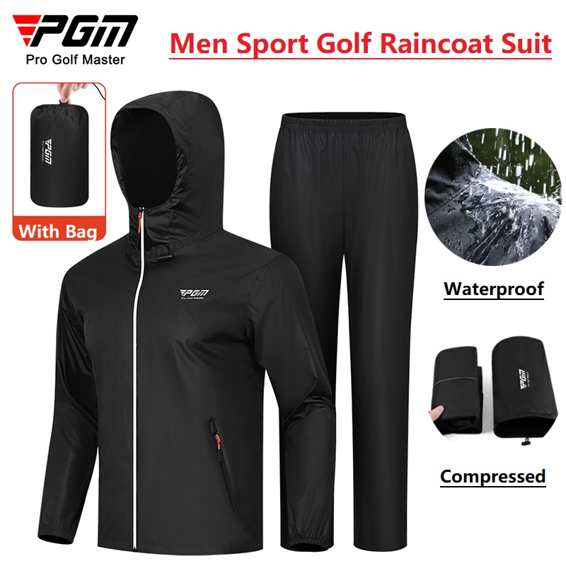 Fishing Rain Suit - Pgm Männer Golf Regenmantel Regen Hosen