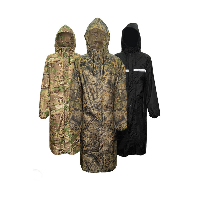 Tarnung langen Regenmantel für – Fishing Rain Suit Bewertung und Preis
