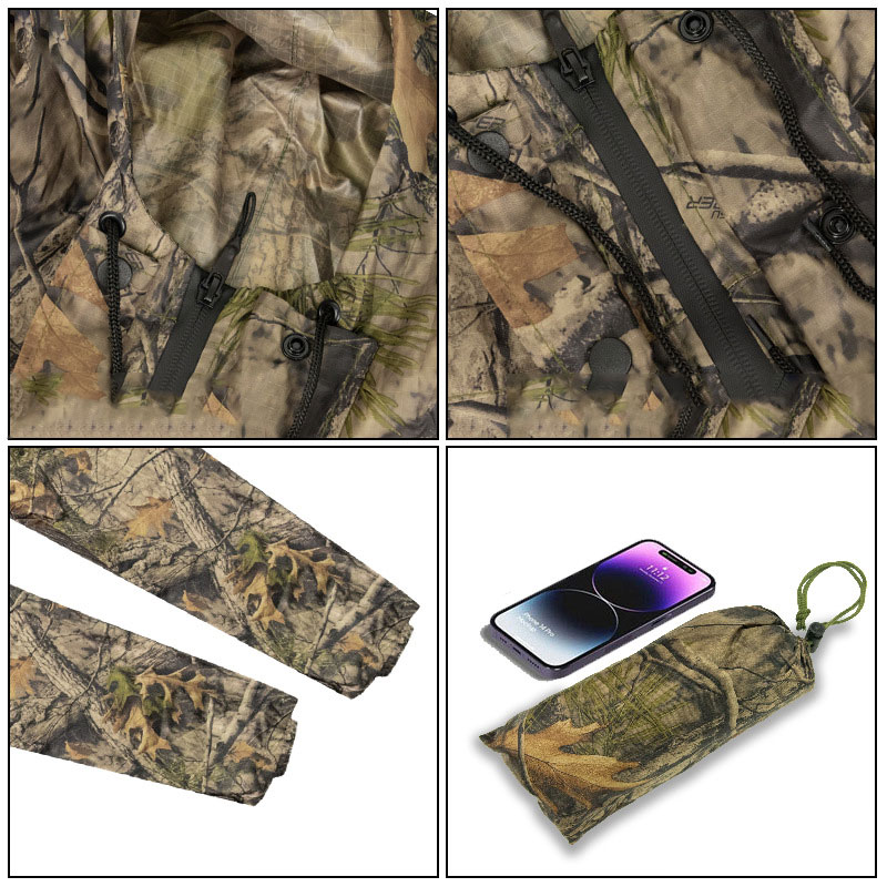 Tarnung langen Regenmantel für – Fishing Rain Suit Bewertung und Preis