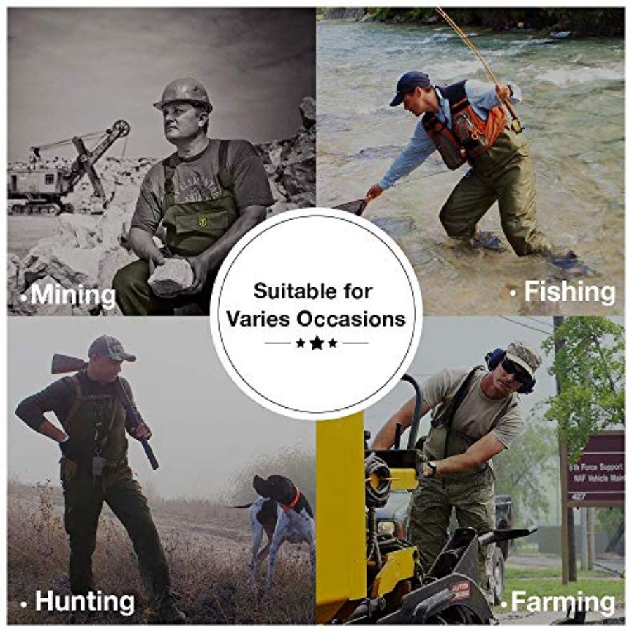 Wathose mit Stiefeln, 2-lagige – Fishing Waders Bewertung und Preis