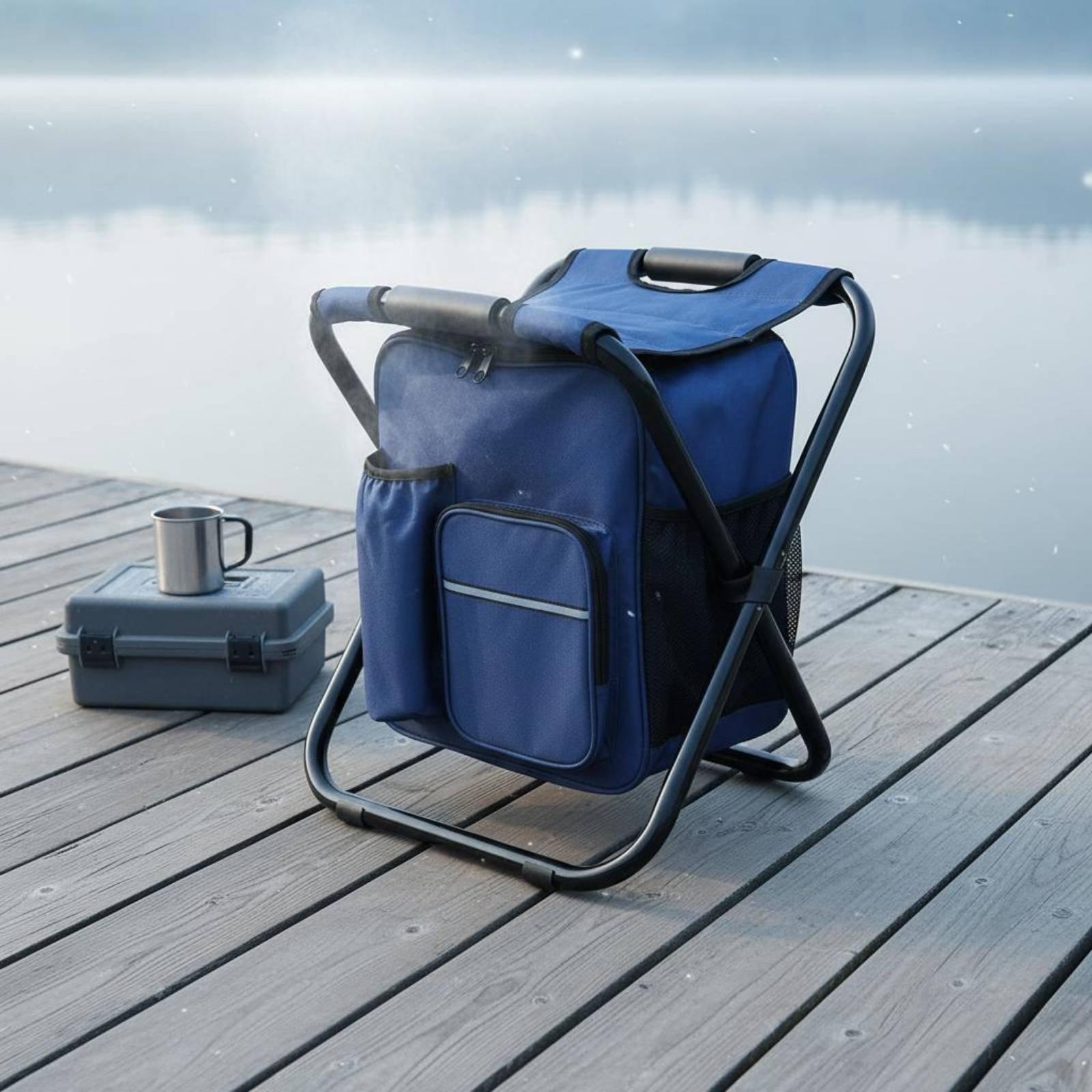 Rucksack-Kühlhocker Faltbares  – Fishing Backpack Bewertung und Preis