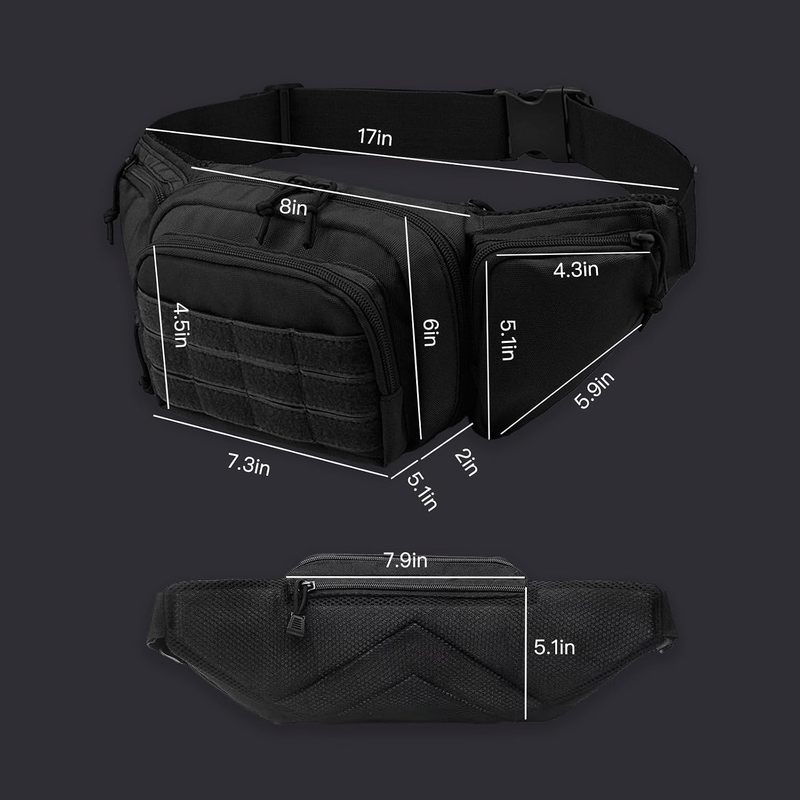 600D Oxford Multi-Pocket Hüftt – Fishing Belt Bewertung und Preis