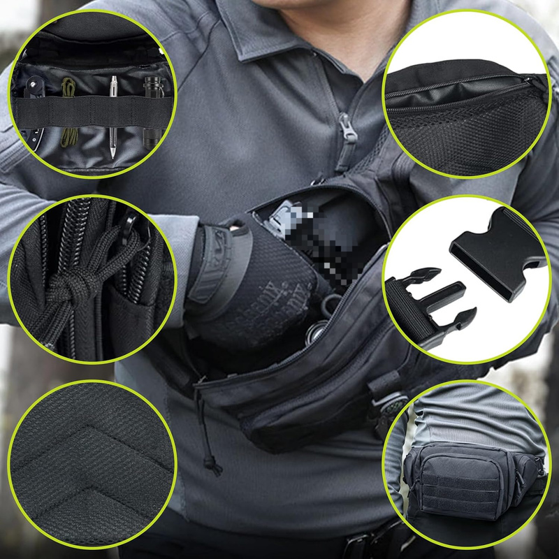 600D Oxford Multi-Pocket Hüftt – Fishing Belt Bewertung und Preis