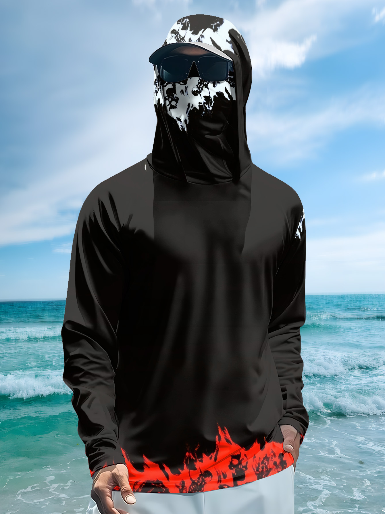 Herren Angelhemd mit Kapuze, l – Fishing Hoodie Bewertung und Preis