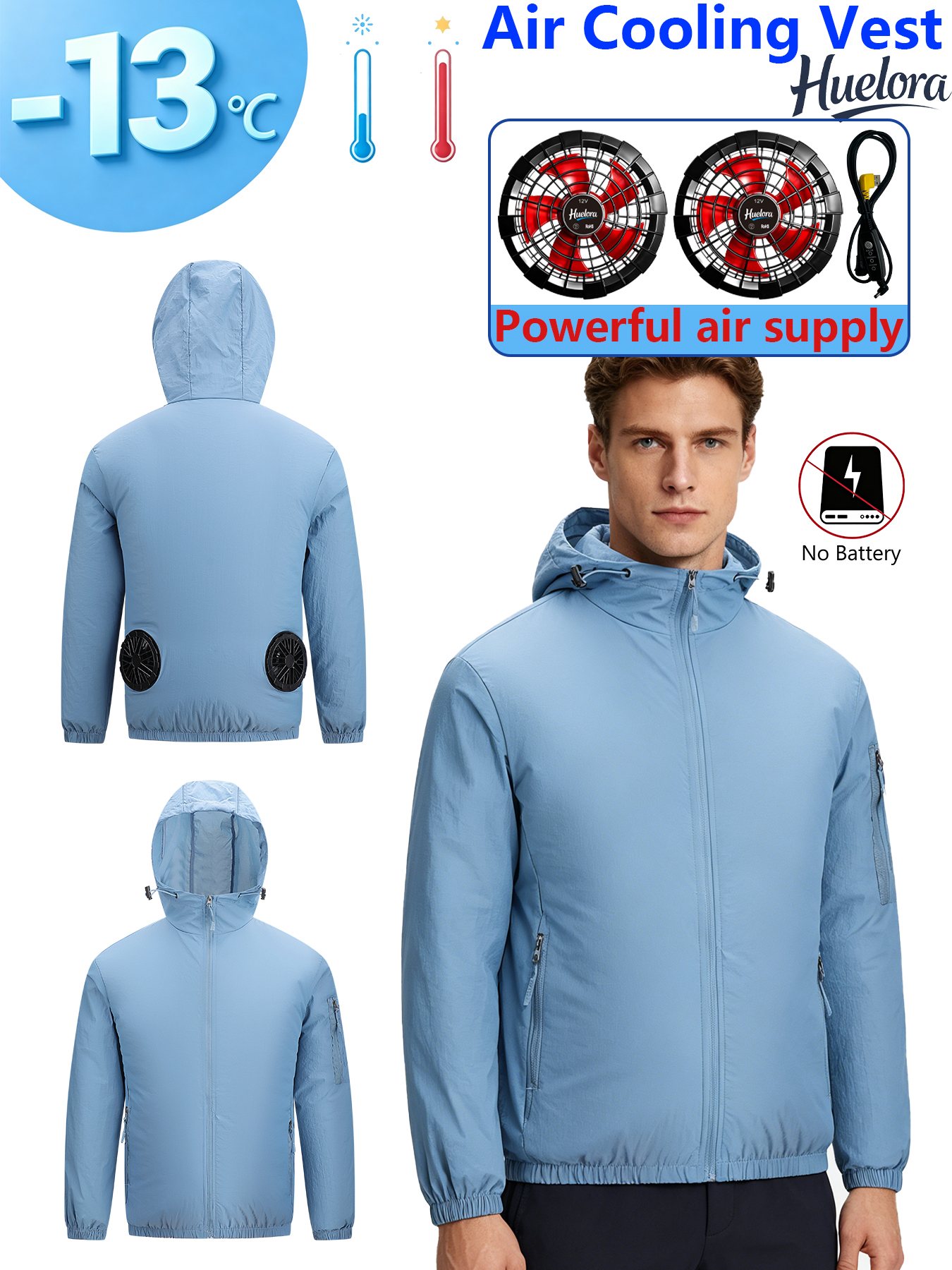 Herren-Kühljacke mit Kapuze un – Fishing Hoodie Bewertung und Preis