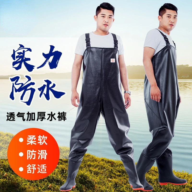 Halbkörper Regen hose wasserdi – Fishing Rain Suit Bewertung und Preis