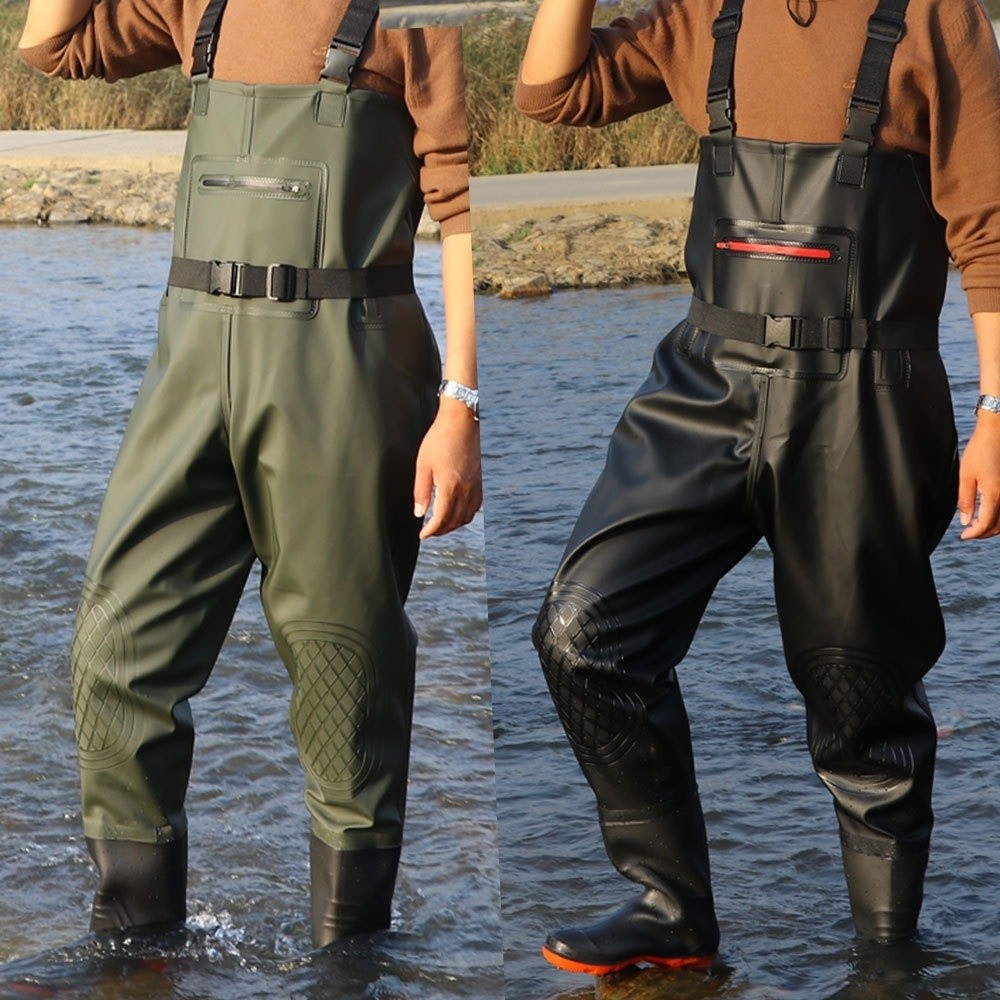 Nützlicher PVC-Angelanzug mit  – Fishing Pants Waterproof Bewertung und Preis