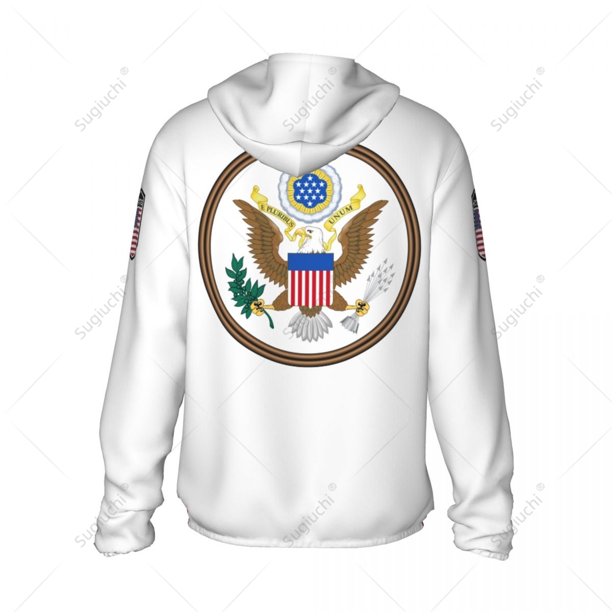 Sonnenschutz-Hoodie mit US-Fla – Fishing Hoodie Bewertung und Preis