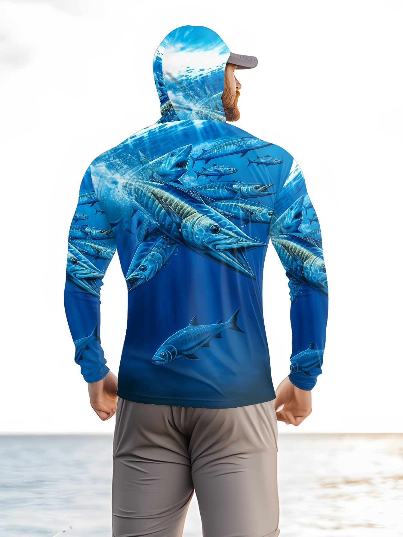 Herren Angelhemd mit Kapuze, l – Fishing Shirt Uv Protection Bewertung und Preis